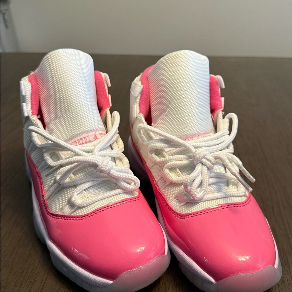 Vibrant Pink and White Sneakers